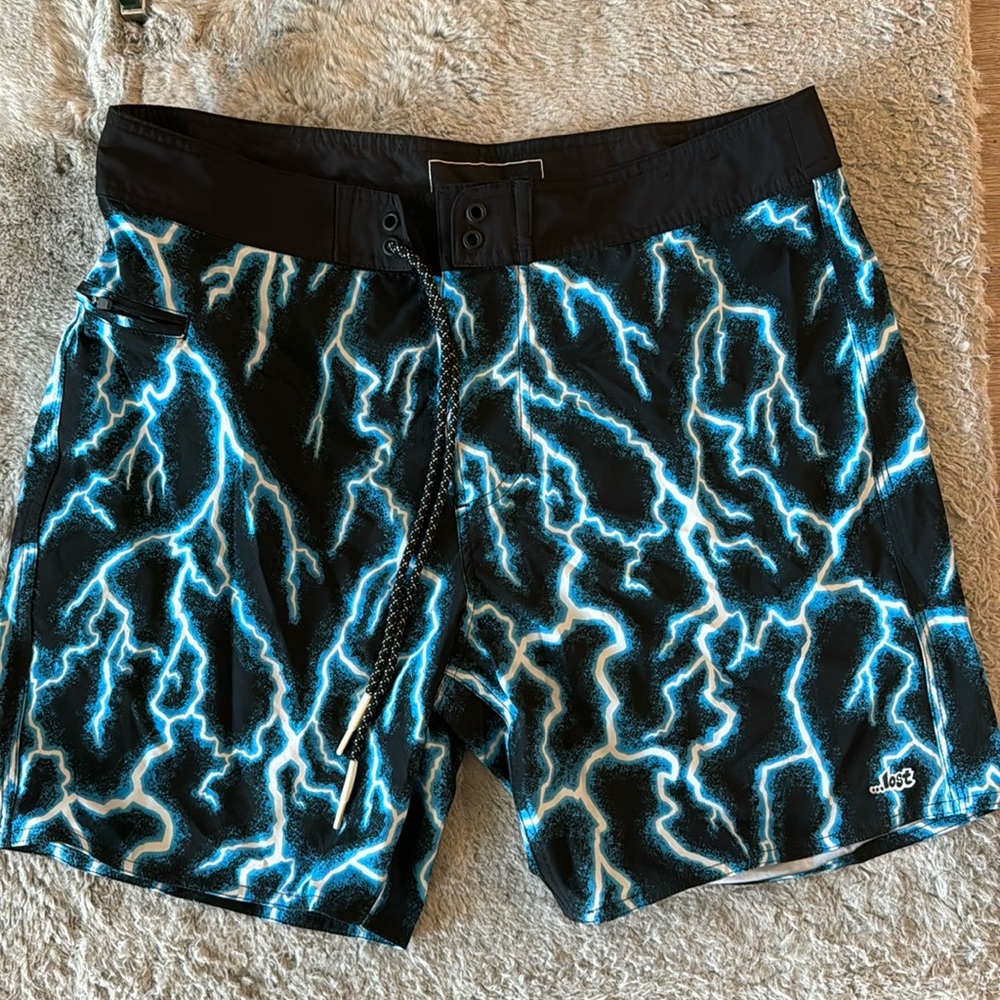 SOLD Men’s Lightning Swim Shorts / Trunks